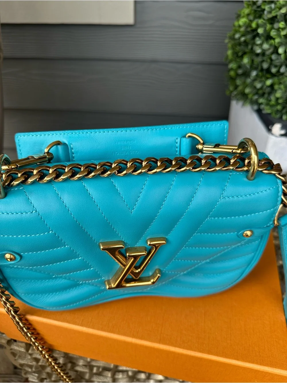 Louis Vuitton Turquoise New Wave Bag
